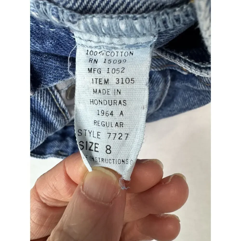 Vintage Y2K Canyon River Jeans 100% Cotton Straight Leg Sturdy Kids Size 8